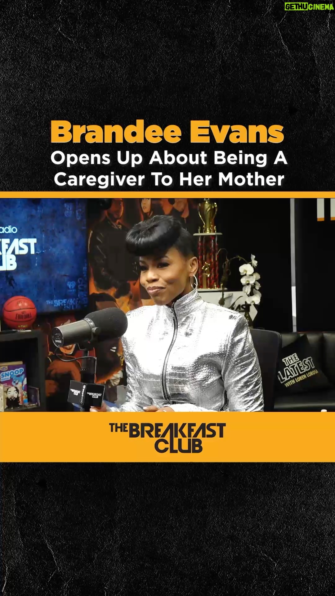 Brandee Evans - 13.6K Likes - It is National Caregiving Month, and @therealbrandee opens up about being a caregiver to her mother and how she balances her career with her duties as a daughter. "Check on us too, because we ain't alright all the time!"