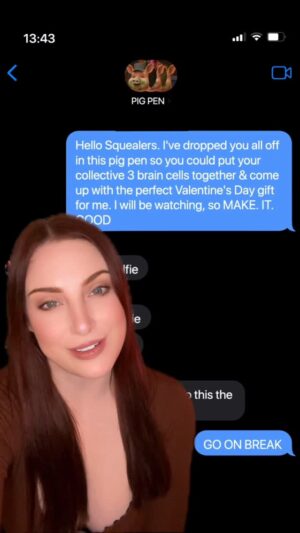 Bree Essrig Instagram - Yes, their pfps are from Shrek…🐷
#findom #humiliation #funnytextpost #paypig
