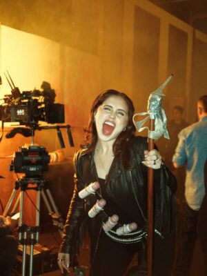 Brenna D'Amico Instagram - Wrapped on ZOMBOIS a week ago and I’m feeling all the feelings. I am absolutely so blessed to have gotten to know this cast and crew. Every single one of them is so absurdly talented, I can’t wait for everyone to see what we did HAHA! This was one of the most fun, chaotic, love-filled sets I’ve ever been on and I’m so grateful. Y’all rock, love you 5ever!😭♥️🧟♂️💅
Photo creds: @justinthescott & @oliver.blank