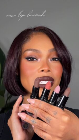 Brianna Giscombe Instagram - Today we are trying on @maccosmetics Powder Kiss Lip   Cheek Mouse & Powder Kiss Hazy Matte Lipstick 
.
Colors used in order of application : 
Lip   Cheek mouse in Rekindled 
Hazy Matte Lipstick in Girls weekend 
Lip   Cheek mouse in A little Tamed 
Hazy Matte Lipstick in Taken 
Lip   Cheek mouse In Buffiest
Lip   Cheek mouse In Marrakesh-Mere 

#macpartner #maccosmetics