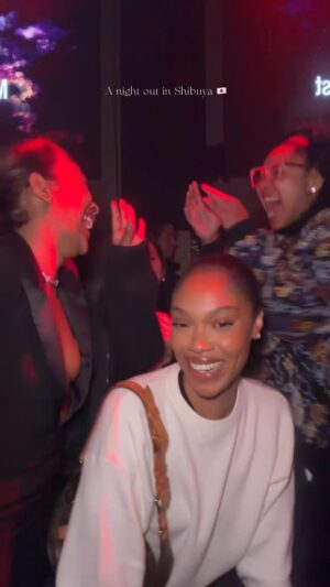 Brianna Giscombe Instagram - I met some new friends on my solo trip to Japan and I miss you guys 🥹💕