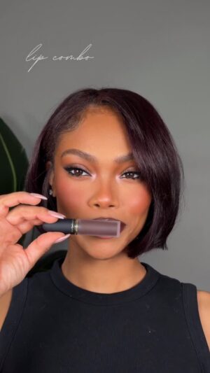 Brianna Giscombe Instagram - Today lip 💋
@bobbibrown brownstone lip liner 
@maccosmetics Powder Kiss Lip   Cheek Mouse in rekindled