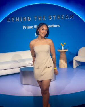 Brianna Giscombe Instagram - Amazon Prime’s Behind The Stream : Prime Video Creator Event was a blast. Thank you for showing us new features to our Amazon storefronts, Prime Video storefronts, and answering all our questions. 

Dude they said they had a surprise for us and it was Jesse Williams 😱we were all gagged !!!! 
We were able to have an exclusive screening of his new show Hotel Costiera. 

Make sure to watch Hotel Costiera on Amazon Prime September 24th ! You’re in for a thrill.