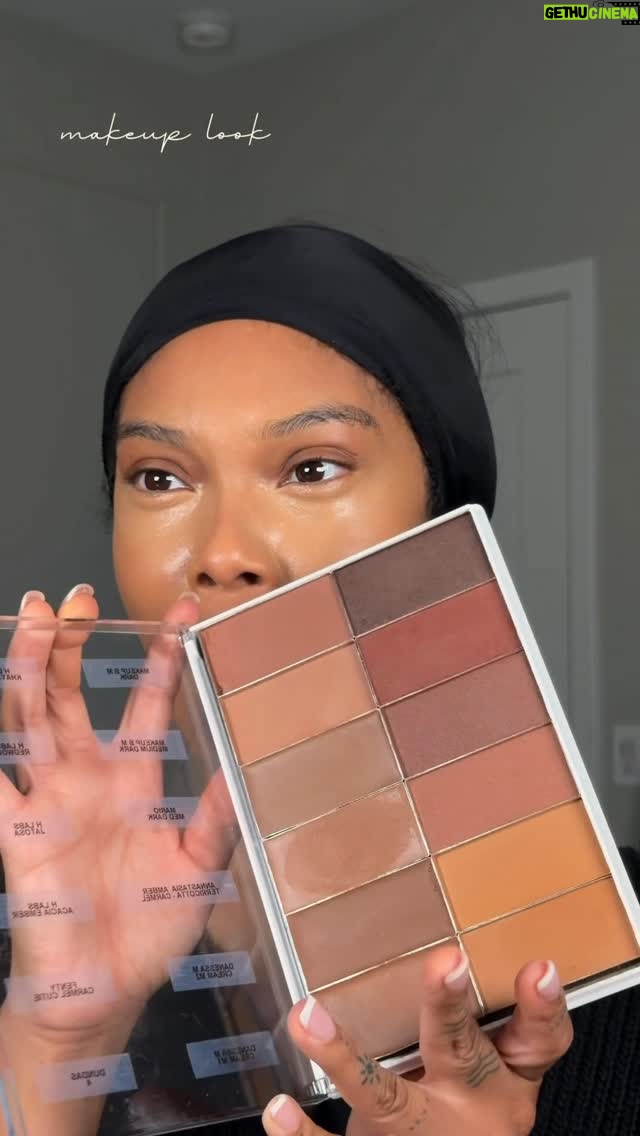 Brianna Giscombe - 2.5K Likes - One thing I missed about my makeup artistry days was making custom face palettes for my kits 😭😭