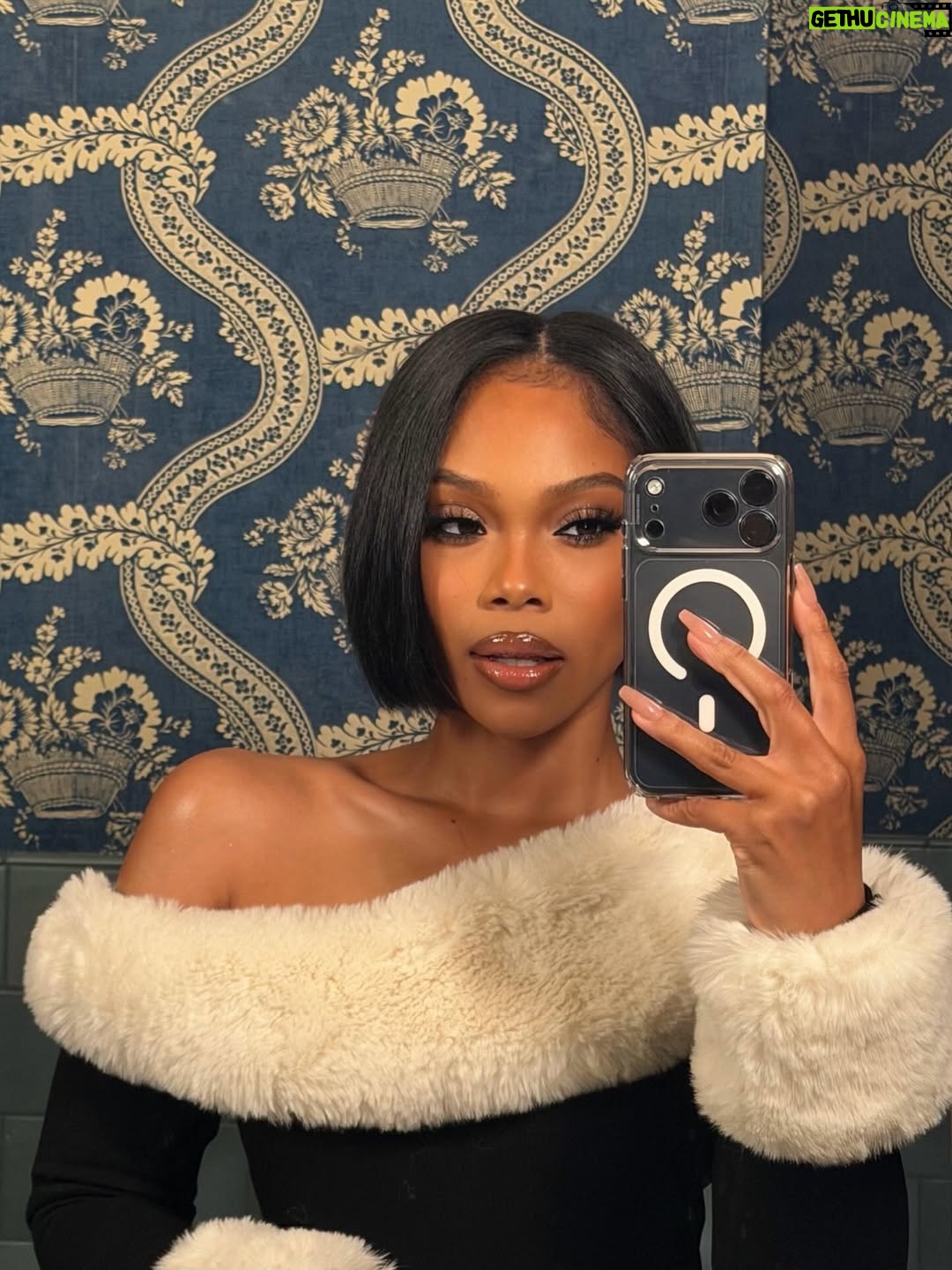 Brianna Giscombe - 1.6K Likes - A festive night with @clinique and we had a ball 🥂