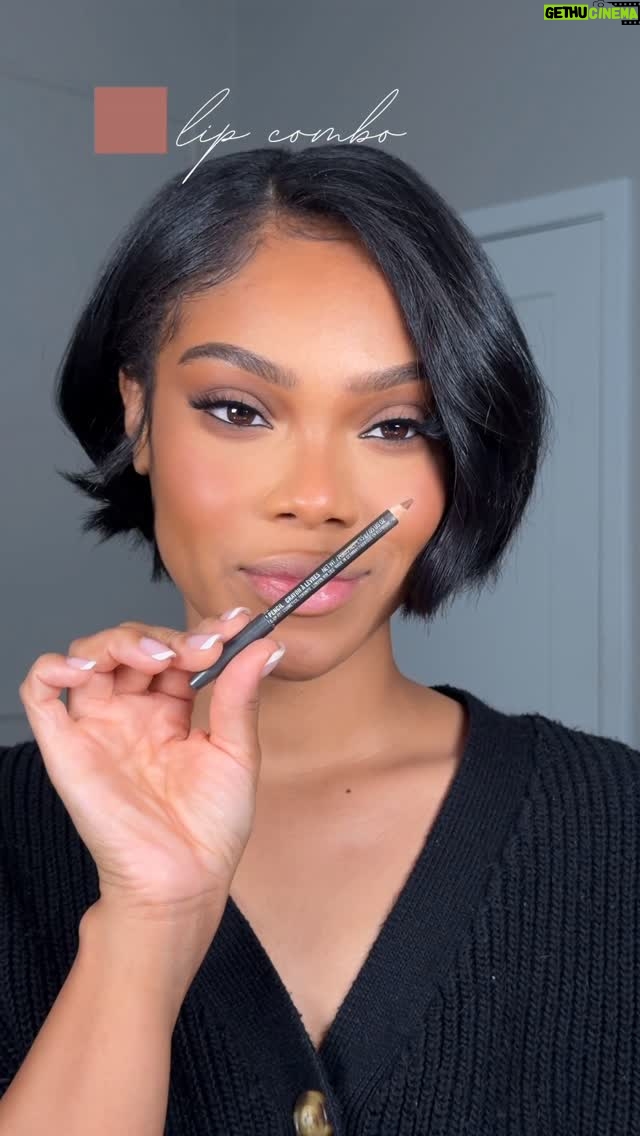 Brianna Giscombe - 9.4K Likes - Sweet Rosy Brown Lip Combo 
@maccosmetics cork lip liner 
Morphe lip filter suede 
@maccosmetics powder lip kiss in habit 
#lipgloss #lipstick #lipcombo #lipcombotutorial #makeuplook