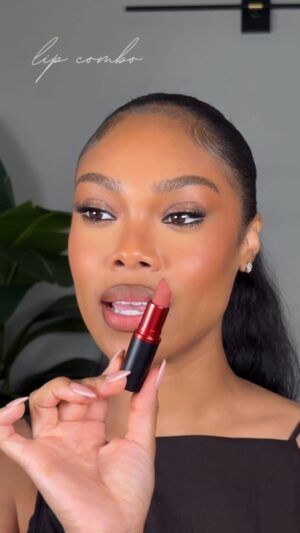 Brianna Giscombe Instagram - Today’s lip combos are @maccosmetics viva glam lipsticks 
- cork lipliner with viva glam equality 
-plum liner with viva glam empowered 💕