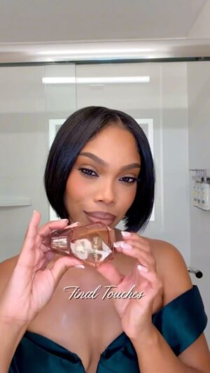 Brianna Giscombe Instagram - Final Touches for dinner with @lysbeautyofficial 
@makeupforever artist color pencil in limitless brown 
@morphebrushes lipliner in brûlée 
@rmsbeauty serum lipstick in Jayne 
@anastasiabeverlyhills lip velvet in peachy nude 
@forvrmood she was here fragrance