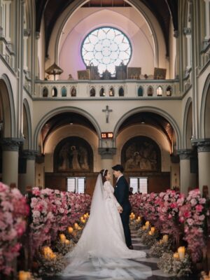 Brisia Jodie Instagram - What God has joined together, let no one separate🤍
Holy Matrimony Day.

Captured by @imagenic

Make up Bride by @loritayoung_mua 
Hair do Bride by @byligitahuang
Attire bride by @dianamputri 
Robe bride by @etiquette_white 
Suite groom by @sasdesgin 
Staylist by @elcofrebliaman
Crown by @leciel.desgin 
Jewellery by @diamondnco.id 
Shoes by @langkahbylinalee 
Wedding Car by @prestigemotorcars 
Digital Invitation by @viding.co
Souvenir by @trikarta 
Nasi Box by @Nusaloca 
Cookies by @virgincakenbakery 
Bolu Malang by @singosaribolumalang 

Thanks to :
Romo @liong_harry
Church @katedraljakarta
@agus.ari70189
@lulubudiman_ 
@secangkirkopi2007