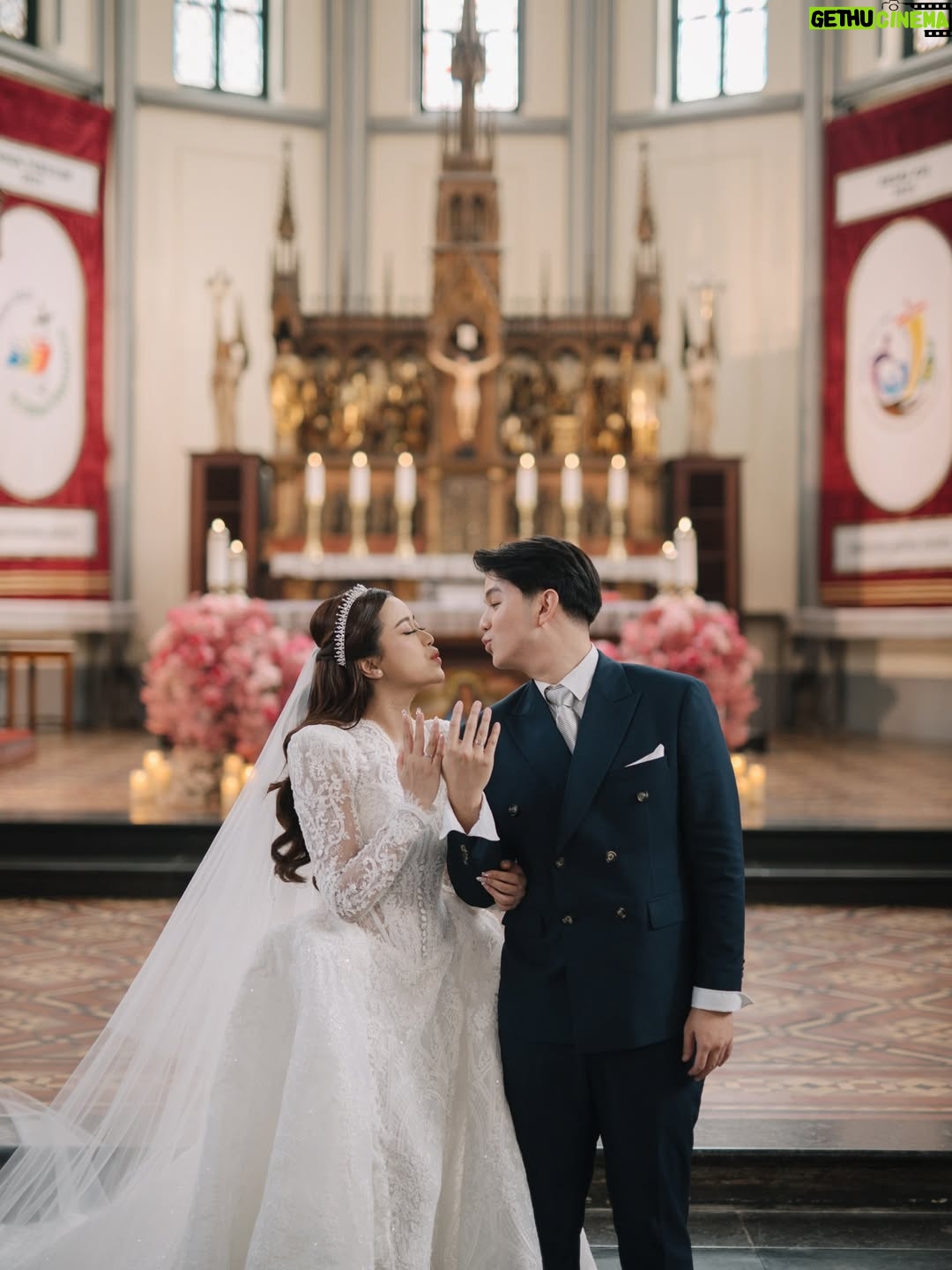 Brisia Jodie - 341.2K Likes - What God has joined together, let no one separate🤍
Holy Matrimony Day.

Captured by @imagenic

Make up Bride by @loritayoung_mua 
Hair do Bride by @byligitahuang
Attire bride by @dianamputri 
Robe bride by @etiquette_white 
Suite groom by @sasdesgin 
Staylist by @elcofrebliaman
Crown by @leciel.desgin 
Jewellery by @diamondnco.id 
Shoes by @langkahbylinalee 
Wedding Car by @prestigemotorcars 
Digital Invitation by @viding.co
Souvenir by @trikarta 
Nasi Box by @Nusaloca 
Cookies by @virgincakenbakery 
Bolu Malang by @singosaribolumalang 

Thanks to :
Romo @liong_harry
Church @katedraljakarta
@agus.ari70189
@lulubudiman_ 
@secangkirkopi2007