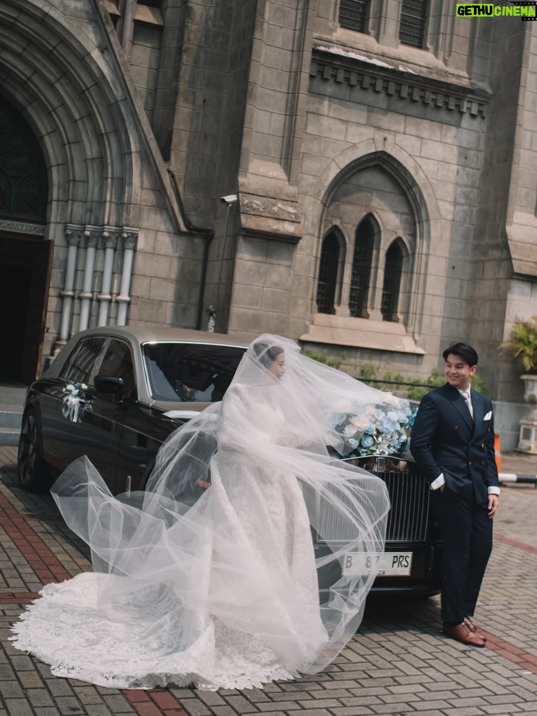 Brisia Jodie - 341.2K Likes - What God has joined together, let no one separate🤍
Holy Matrimony Day.

Captured by @imagenic

Make up Bride by @loritayoung_mua 
Hair do Bride by @byligitahuang
Attire bride by @dianamputri 
Robe bride by @etiquette_white 
Suite groom by @sasdesgin 
Staylist by @elcofrebliaman
Crown by @leciel.desgin 
Jewellery by @diamondnco.id 
Shoes by @langkahbylinalee 
Wedding Car by @prestigemotorcars 
Digital Invitation by @viding.co
Souvenir by @trikarta 
Nasi Box by @Nusaloca 
Cookies by @virgincakenbakery 
Bolu Malang by @singosaribolumalang 

Thanks to :
Romo @liong_harry
Church @katedraljakarta
@agus.ari70189
@lulubudiman_ 
@secangkirkopi2007