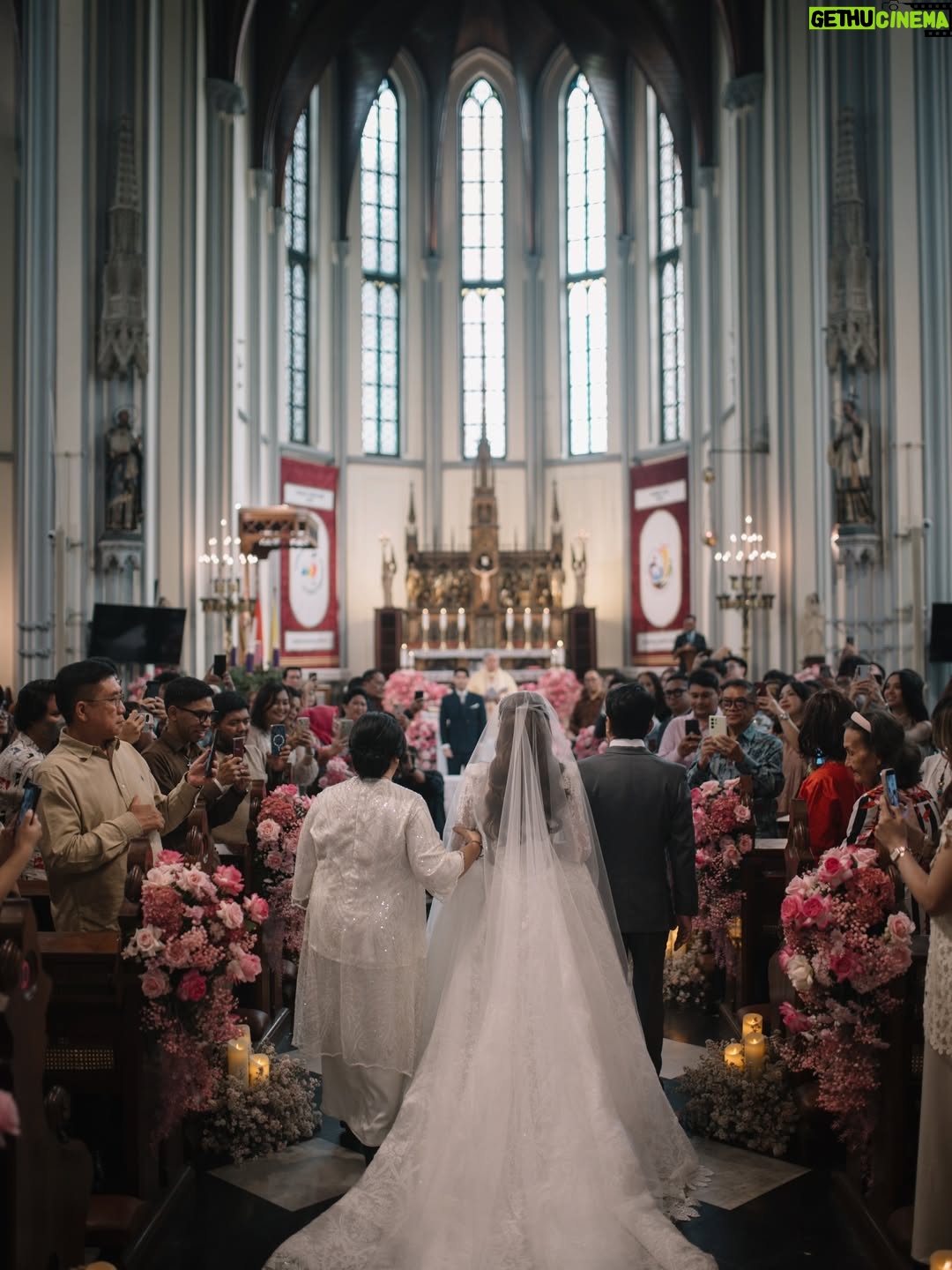 Brisia Jodie - 341.2K Likes - What God has joined together, let no one separate🤍
Holy Matrimony Day.

Captured by @imagenic

Make up Bride by @loritayoung_mua 
Hair do Bride by @byligitahuang
Attire bride by @dianamputri 
Robe bride by @etiquette_white 
Suite groom by @sasdesgin 
Staylist by @elcofrebliaman
Crown by @leciel.desgin 
Jewellery by @diamondnco.id 
Shoes by @langkahbylinalee 
Wedding Car by @prestigemotorcars 
Digital Invitation by @viding.co
Souvenir by @trikarta 
Nasi Box by @Nusaloca 
Cookies by @virgincakenbakery 
Bolu Malang by @singosaribolumalang 

Thanks to :
Romo @liong_harry
Church @katedraljakarta
@agus.ari70189
@lulubudiman_ 
@secangkirkopi2007
