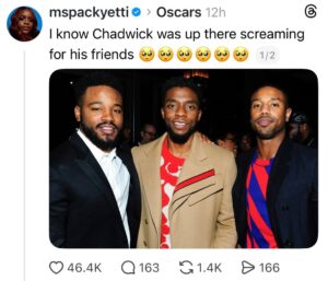 Brittany Packnett Instagram - I know for an absolute fact that this world doesn’t appreciate Black genius like it should.  But I also know that we appreciate each other like we should.  On every plane. 

#Oscars