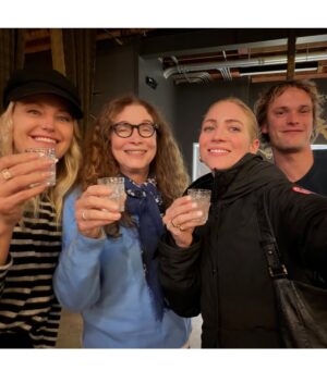 Brittany Snow Instagram - Lately. Working on Season 2 (so far) with our mascot Charlie. 🤠