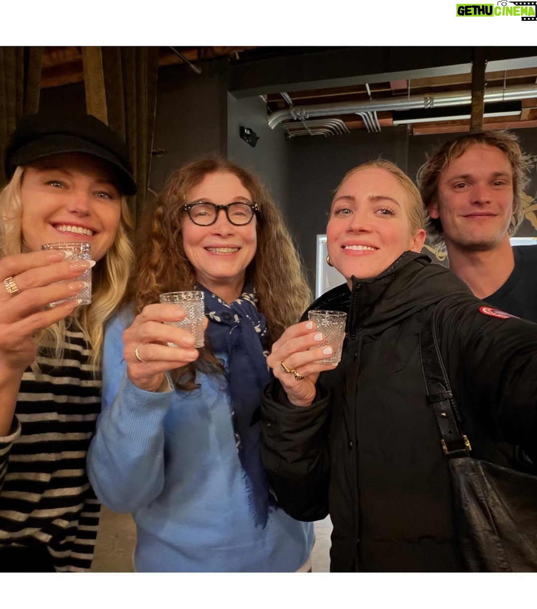 Brittany Snow - 155K Likes - Lately. Working on Season 2 (so far) with our mascot Charlie. 🤠