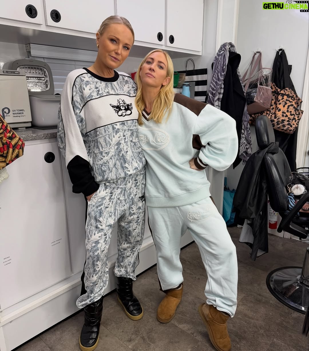 Brittany Snow - 155K Likes - Lately. Working on Season 2 (so far) with our mascot Charlie. 🤠