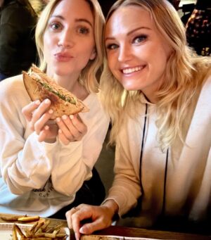Brittany Snow Instagram - Lately. Working on Season 2 (so far) with our mascot Charlie. 🤠