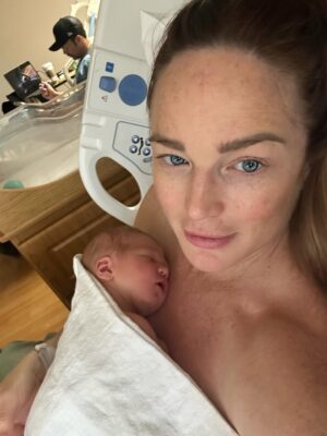 Caity Lotz Instagram - Forever changed ❤️ our little boy is here. It’s true what they say about your heart expanding.-Love doesn’t get reallocated it just grows and grows. My heart is bigger and stronger than I ever imaged. This is our family 🥹