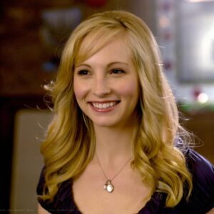 Candice King Instagram - TVD fans and friends of Caroline Forbes… swipe for some fun news 👀 🩸 #goodvampire