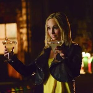 Candice King Instagram - TVD fans and friends of Caroline Forbes… swipe for some fun news 👀 🩸 #goodvampire