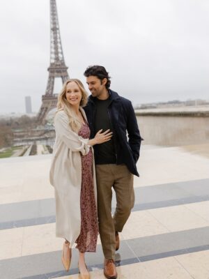 Candice King Instagram - Paris is always a good idea…especially when you have an epic photographer close by to snap some pics with your loves on a rainy day ☔️ Can’t wait for baby boy to see these someday. Thank you @katiedonnelly_ & team for capturing such a special chapter in our lives ♥️