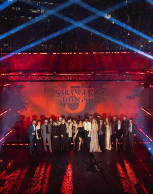 Cara Buono Instagram - London, you were magic. What a night. @strangerthingstv 

Dress @balenciaga 
Styling @mirandaalmond 
Hair @sheridanwardofficial 
Makeup @kennethsohmakeup 
Jewelry @buchererfinejewellery 

#strangerthings
