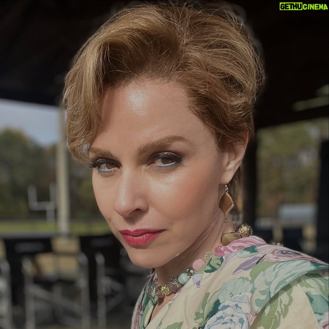 Cara Buono - 466.1K Likes - Hawkins Graduation. We all got haircuts. Karen opted for something a nod to Princess Diana, 1989, a new chapter. And shoulder pads!

This carousel is a little of everything: the end of a story, the beginning of goodbye, and the magic trick of turning brushes, glue, and patience into something that looks painful but feels like love.

Endless gratitude to our hair/makeup/sfx artists who literally scarred me with care and made sure Karen Wheeler went out properly lived-in. 

@kruegermekash 
@mikemekash 
@bloodorphan 
@sarahhindsgaul 
@katsuhre 
@jessiegambi 
@amyparris

@strangerthingstv 
@netflix 

#strangerthings #graduation #setlife #scars