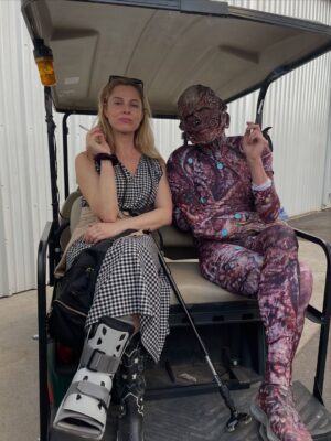 Cara Buono Instagram - Rolling into the new year with my bestie Vecna. Friendly reminder: it’s just a calendar change. Happy New Year!
Oh yeah, not Alice Creel. 

#strangerthings #golf #newyear #besties