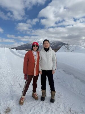 Carina Lau Instagram - 大年初一，好景、好雪、好開頭。
祝大家馬年健康平安！馬到功成！@clot
@edisonchen
@adidasoriginals
#CLOT
#adidasOriginalsbyEdisonChen