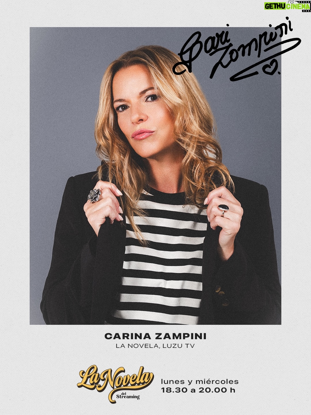 Carina Zampini - 28.6K Likes - LA NOVELA tiene su segunda temporada ☕️

• Lunes y Miercoles de 18:30 a 20 hs por #LuzuTv 

#Luzu2026