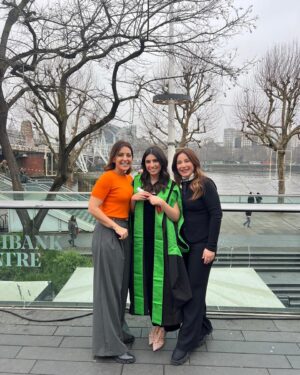 Carine Rizcallah Instagram - Congrats @nadiaacharbel for your graduation from @kings_college_london .
I am so proud of you and so proud to be your mother. Fly high my love , go catch your dreams and draw your future with your own hands. I wish you all the success and will be here for you till the end. LOVE YOU ❤️ 
#mastersdegree #education #london