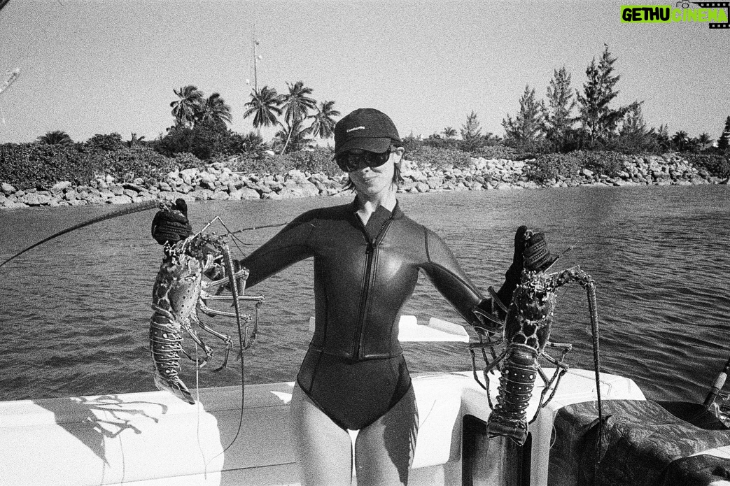Carmel Rose - 9.2K Likes - Breaking up the fashion week content to share with you a special diving adventure @perrinjames1 & I just went on in the Bahamas 🇧🇸 all aboard Noverra

 (aka Harbor House)