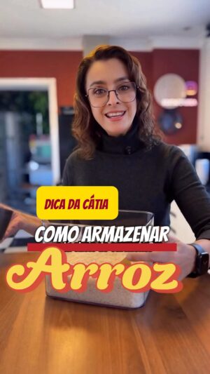 Catia Fonseca Instagram - Hoje resolvi dar uma dica simple de como você armazenar o arroz e deixar os bichinhos bem longe.