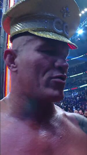 Chelsea Cardona Instagram - Sorry @chelseaagreen, this hat looks pretty good on @randyorton 🔥😂
