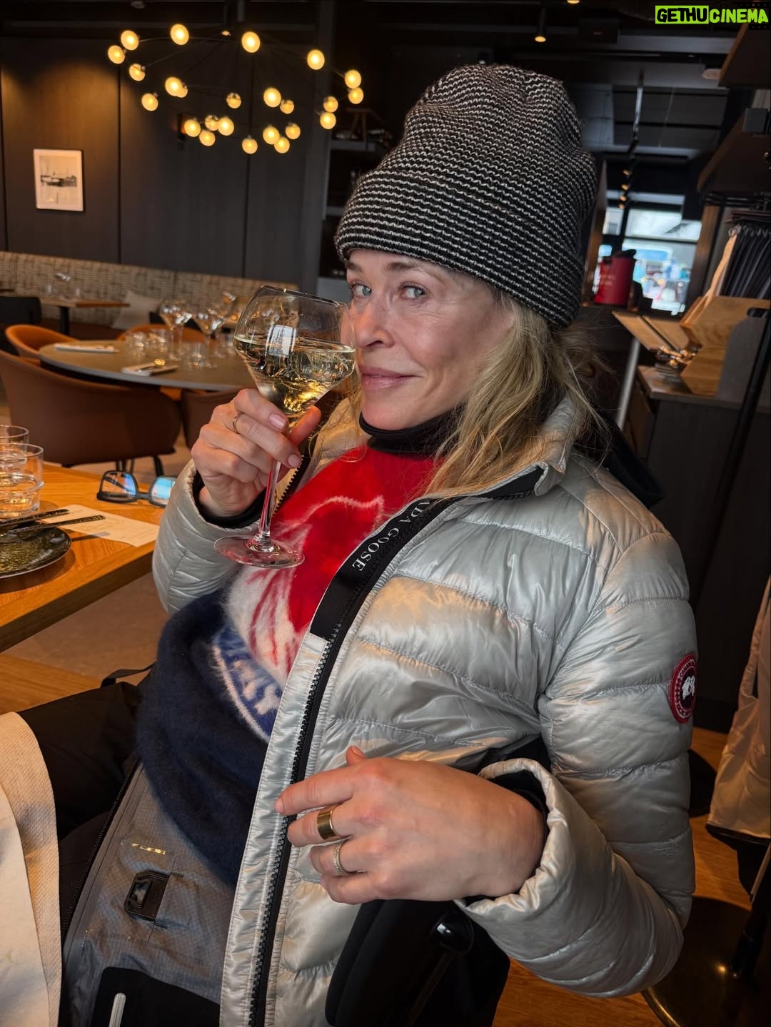 Chelsea Handler - 148K Likes - I decided it was time to remind myself of some of the natural beauty in this world, so I swung by Finland for some northern light and igloo action. One of the most peaceful places I have ever been and got to celebrate my birthday in the Arctic Circle in my birthday suit.