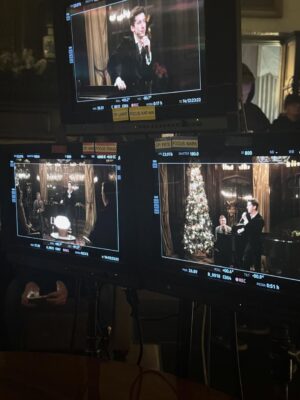 Chloe Bennet Instagram - i shot a funny magical musical festive cutie patootie happy quirky christmasy christmas movie with the @jonasbrothers ….and honestly you guys, itssss a pretty fun time. 
cozy up and watch now on @disneyplus and @hulu ✨🎄♥️ 

(also low key, will ferrel may or may not be in it…AND i may or may not be singing 🤭)