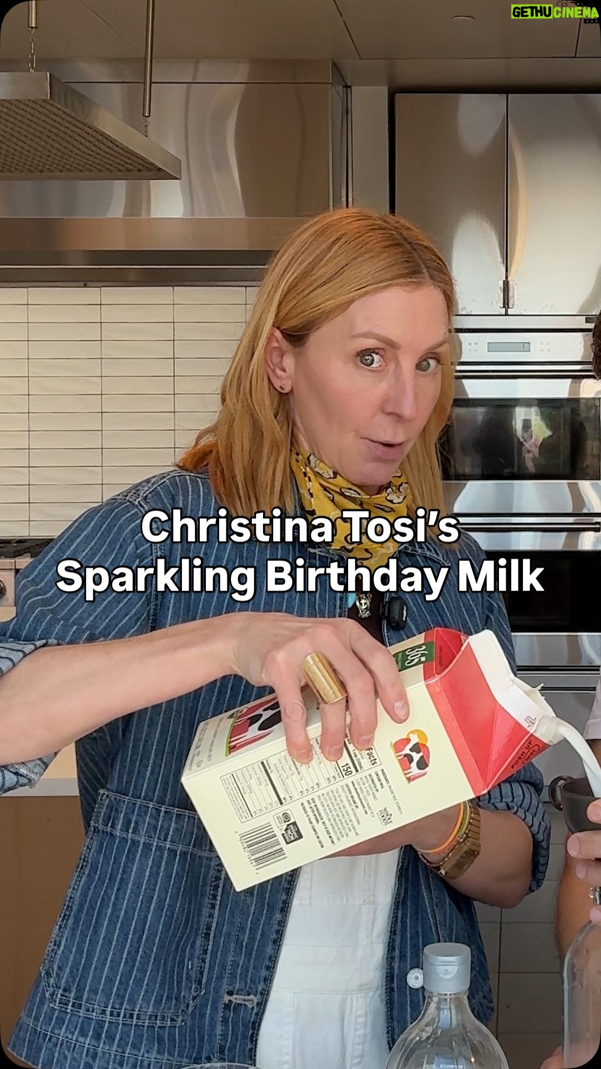 Christina Tosi - 10.6K Likes - 🚨🚨 NYC somms are coming after effervescent milk 🚨🚨

We’ve officially taken our sparkling milk series too far and called in Christina Tosi (@christinatosi) to make fizzy Birthday Milk in the Test Kitchen. It’s creamy, it’s bubbly, and a fun addition to your coffee, root beer float or just as delicious on its own. Would you try it?

Read more about our favorite soda maker at the link in bio.

🎥 Video: @igivegoodnooch