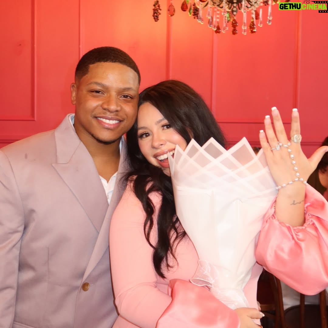 Cierra Ramirez - 265.8K Likes - Spent all day being the mom from mean girls celebrating a double whammy!!!! My baby sister’s baby shower & a surprise proposal 🤭🩷 wishing my seester & now BIL an abundance of blessings in life, love, & for their little one🥹