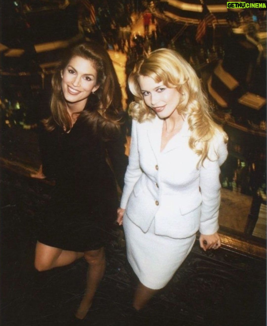 Claudia Schiffer - 63.8K Likes - Happy 60th to one of my oldest friends and colleagues @cindycrawford! Still got it 😘