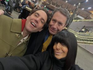 Claudia Winkleman Instagram - 54 today. Celebrating with these legends. @mikainstagram and @jools.holland.official