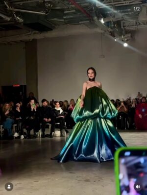 Coco Rocha Instagram - More technicolor memories from the @csiriano show 🌈 #nyfw