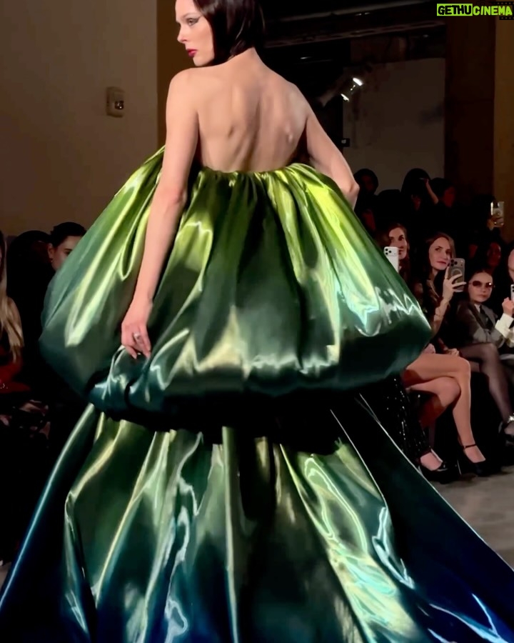 Coco Rocha - 10.6K Likes - More technicolor memories from the @csiriano show 🌈 #nyfw