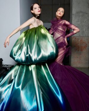 Coco Rocha Instagram - More technicolor memories from the @csiriano show 🌈 #nyfw