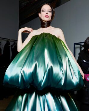 Coco Rocha Instagram - More technicolor memories from the @csiriano show 🌈 #nyfw