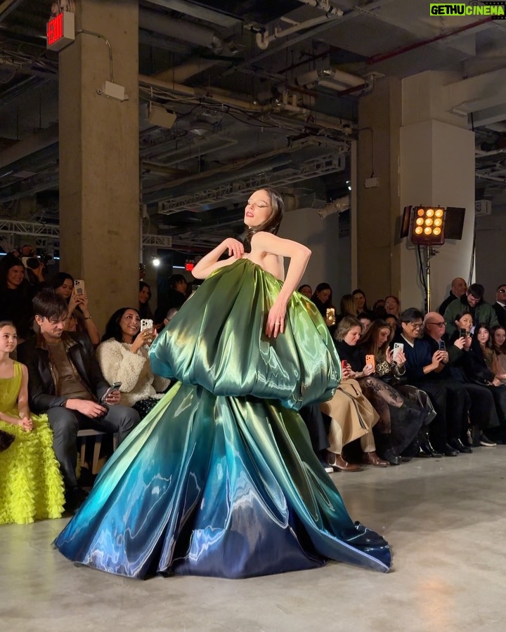 Coco Rocha - 10.6K Likes - More technicolor memories from the @csiriano show 🌈 #nyfw