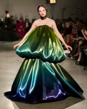 Coco Rocha Instagram - More technicolor memories from the @csiriano show 🌈 #nyfw