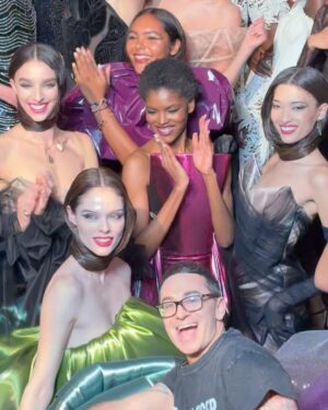 Coco Rocha Instagram - More technicolor memories from the @csiriano show 🌈 #nyfw