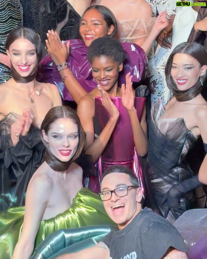 Coco Rocha - 10.6K Likes - More technicolor memories from the @csiriano show 🌈 #nyfw