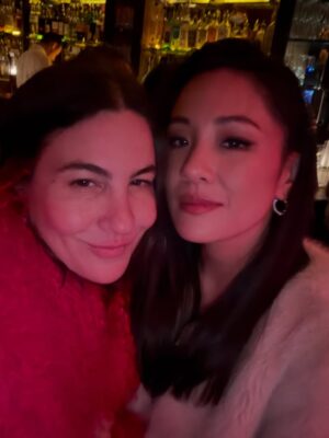 Constance Wu Instagram - Mommy’s night out! @badnewsbritt @avantika @dandelionnewyork @coach