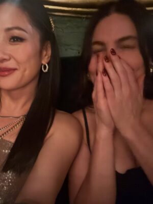 Constance Wu Instagram - Mommy’s night out! @badnewsbritt @avantika @dandelionnewyork @coach